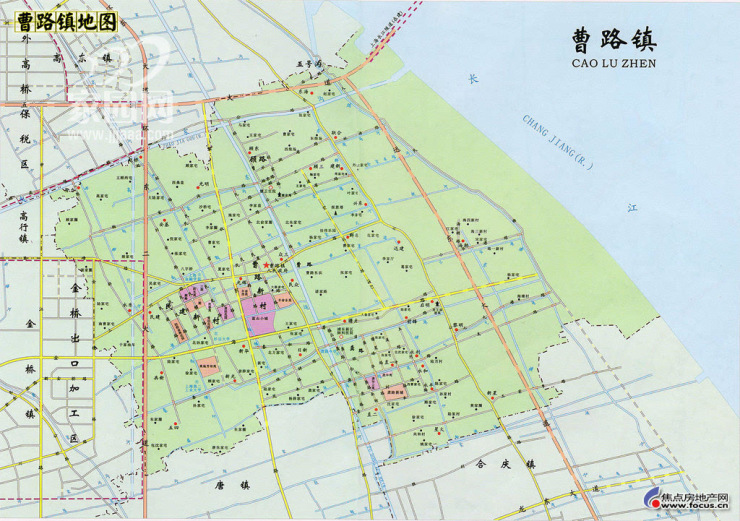 图:曹路镇地图
