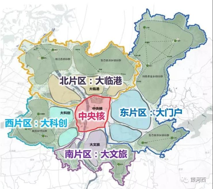 来源:策策长沙 策河西 -雨花区发展规划大纲手册 (2017-2035) 岳麓山