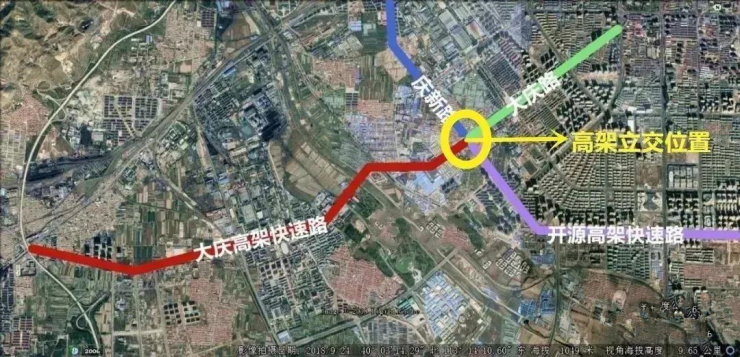 1 ,快速路的推进:大庆路庆新路以西路段规划为城市高架快速路与庆新路
