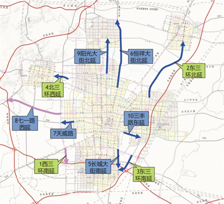保定规划10条外延道路 加速新三区与主城区融合