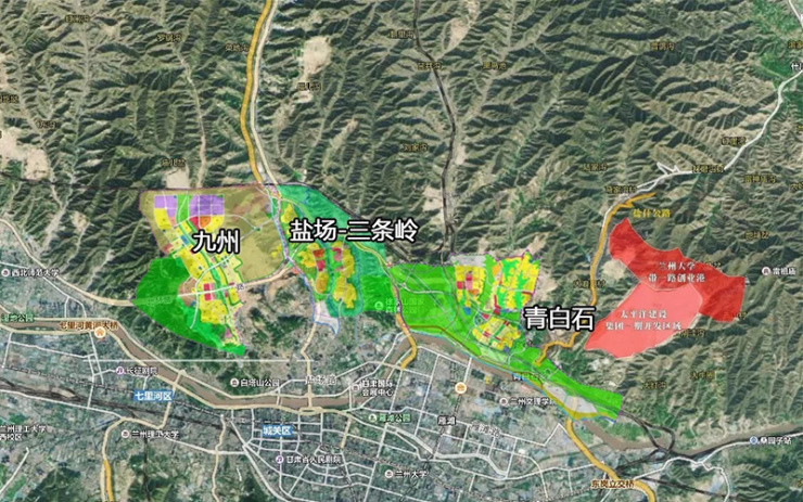 兰州城关区楼市住宅大多集中在黄河北 九州青白石建设