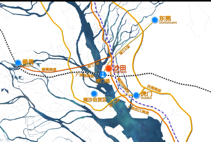 沙田碧桂园:虎门二桥和番莞高速预计明年上半年通车