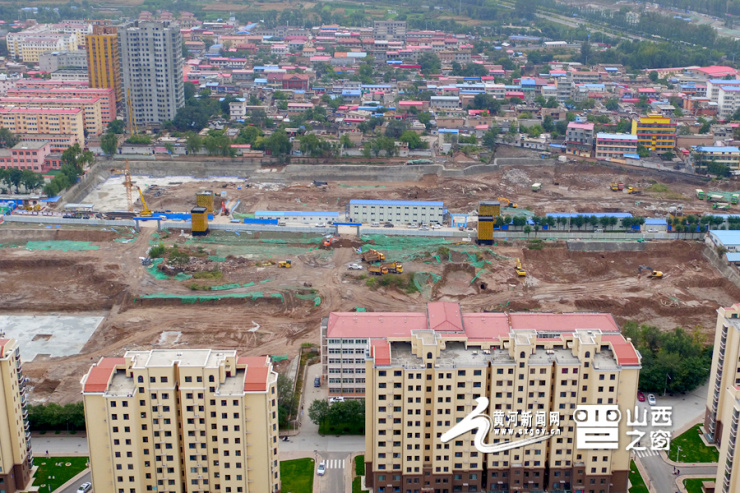 航拍:太原中北大学铁道治理进行时