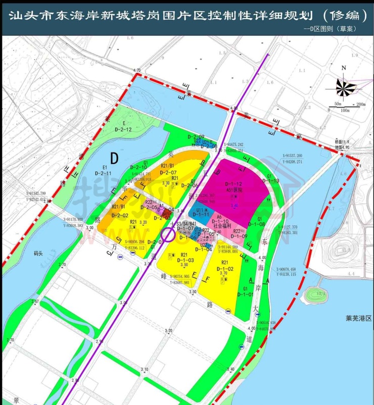 东海岸新城塔岗围片区规划方案出炉 附详细规划图