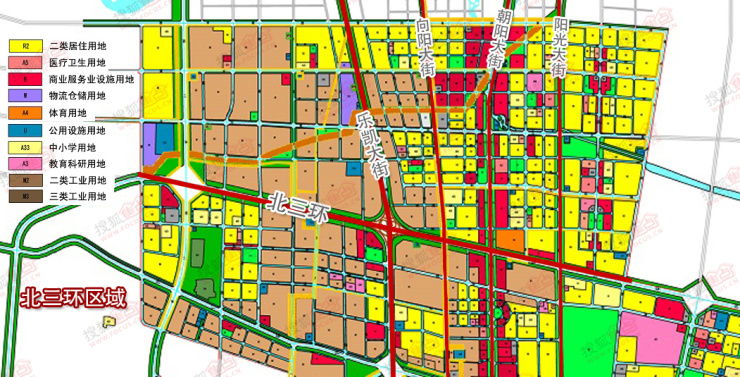 保定市城市总体规划(2011-2020年)中心城区用地布局规划图 保定市