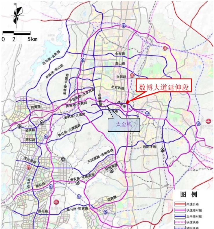 建设提速数博大道延伸段贵黄路太金线道路有新消息