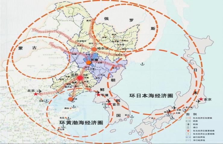 沈阳地处东北亚经济圈的中心区位,是长三角,珠三角,京津冀地区,通往