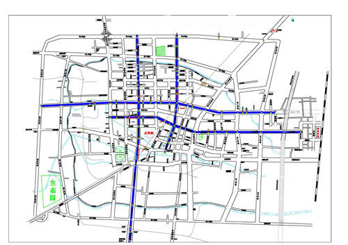 保定市4条主干道智能信号机分布图(资料图).