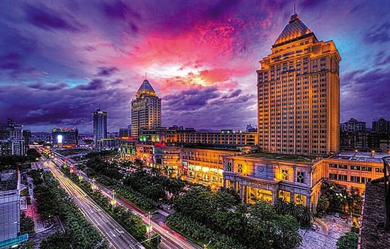 江门逸豪酒店街景