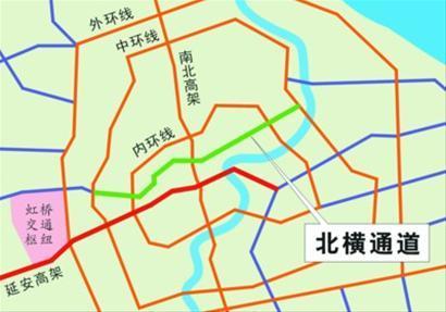 北横通道基本建成4项:沪宜公路(s6—叶城路,嘉闵高架北延伸,国定路下