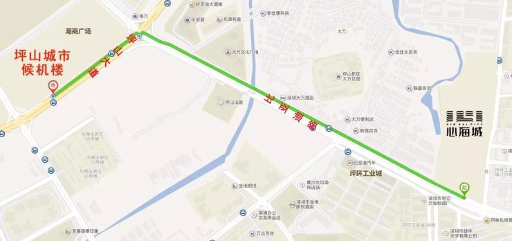 坪山城市候机楼来了,心海城将与世界接轨!