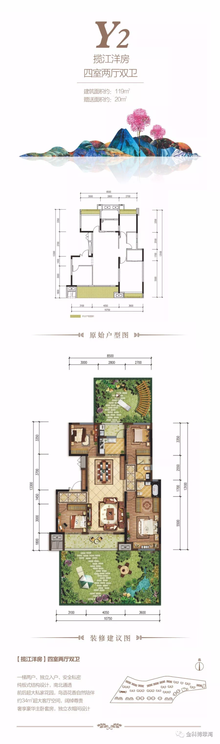 金科·博翠湾揽江洋房户型品鉴!