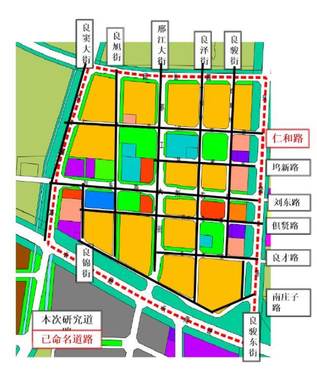 房山良乡中心区12条道路命名方案公示请您提意见