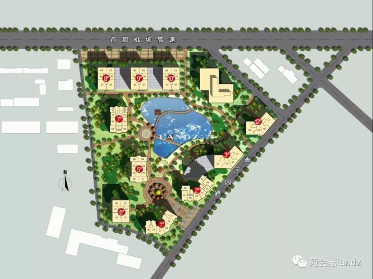 公寓楼栋分布图