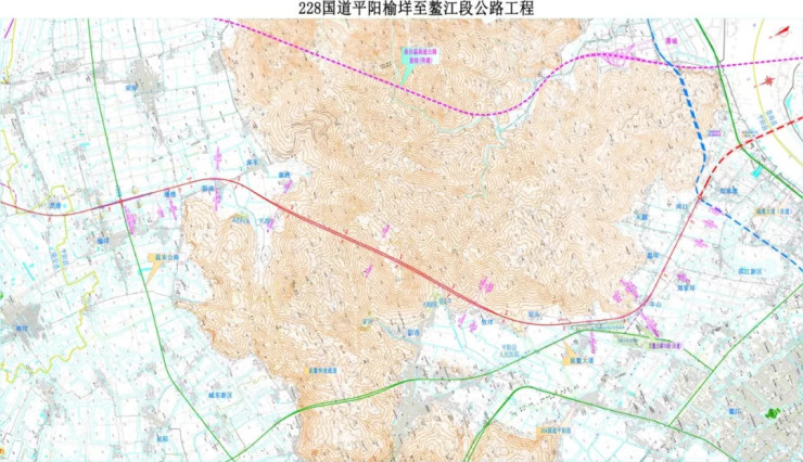 【规划建设】这条平阳人关心的新国道,看看最新建设进展如何?