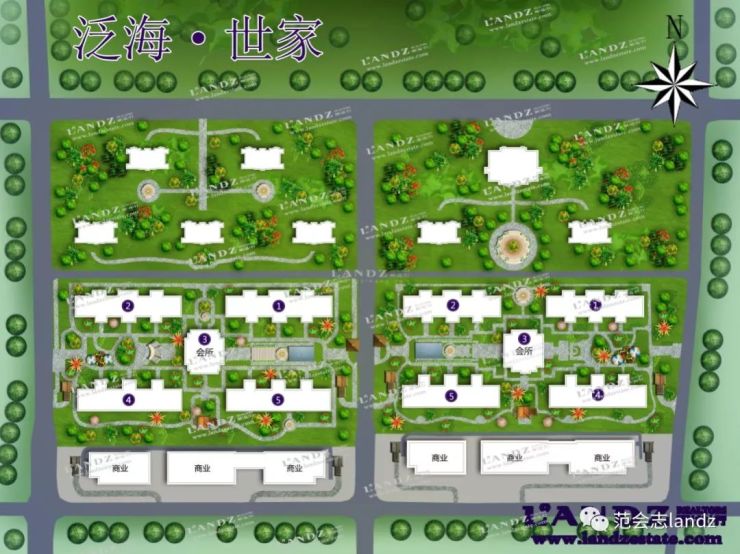 公寓楼栋分布图