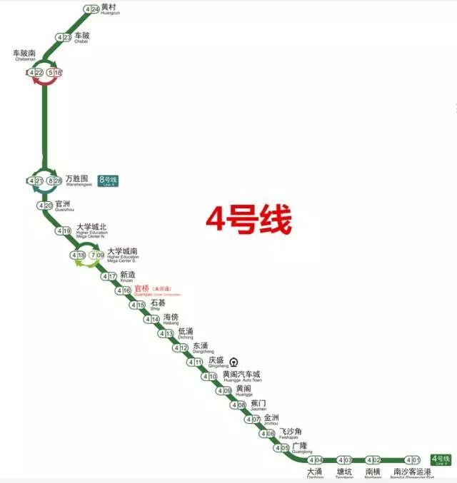 广州佛山地铁线路图