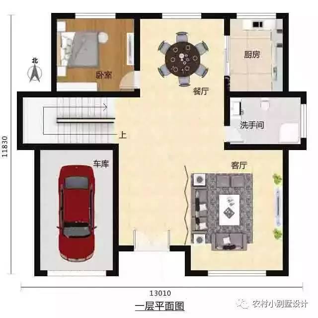 5套农村典小户型设计,建起体只需30万