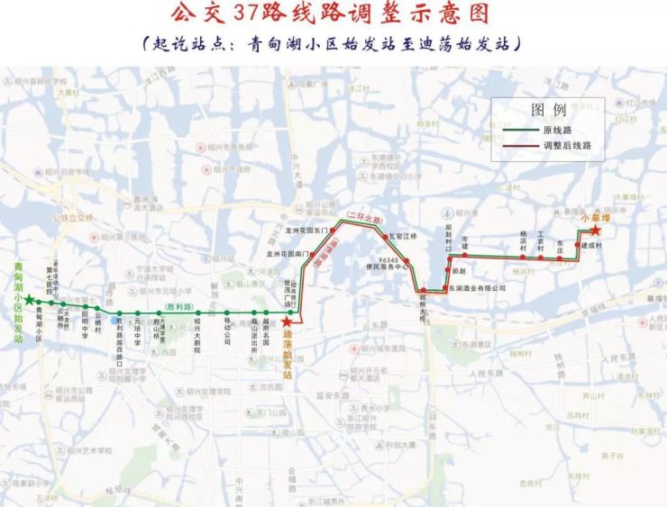 浙江邮电职业技术学院; 四,区内公交线网具体调整方案 1 调整后线路