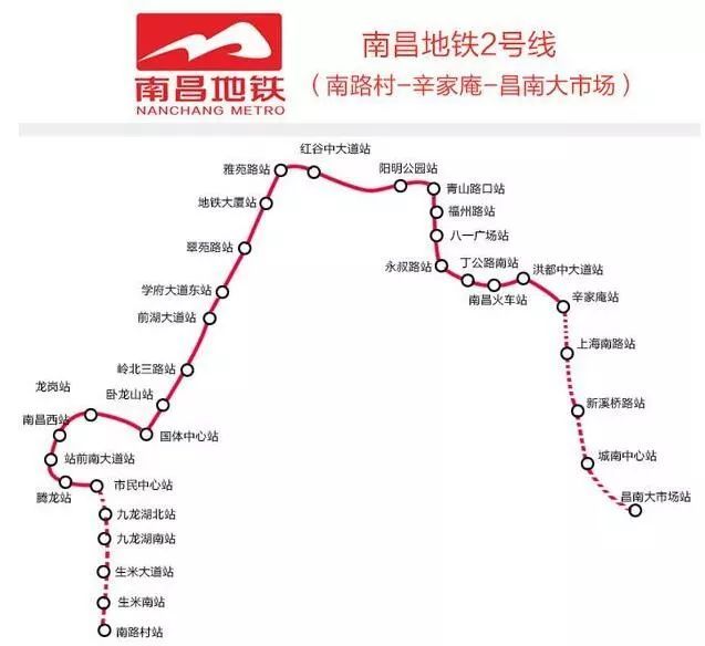 南昌地铁各线的最新进度啦!