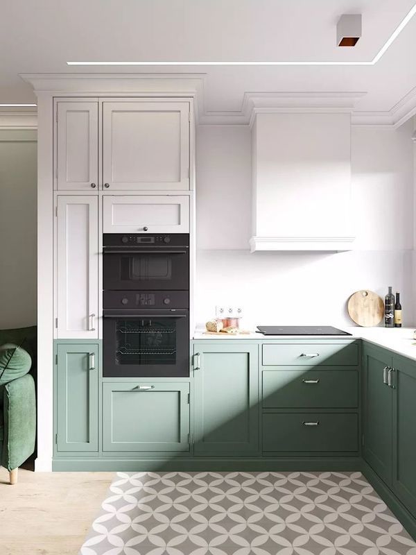 厨房装饰，台面和橱柜门，什么颜色组合更漂亮
