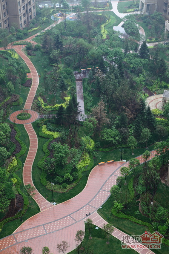 雨中的碧林湾-西安搜狐焦点