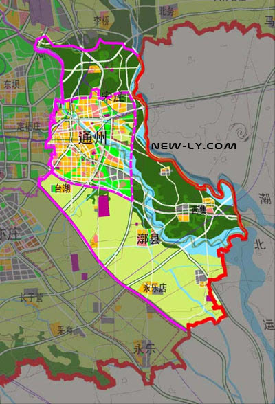 通州规划新城规划图集轨道交通图