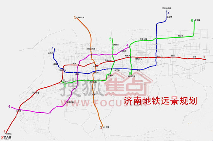 圖臘山劉長山路設置有地鐵5號線濟南地鐵輕軌規劃圖