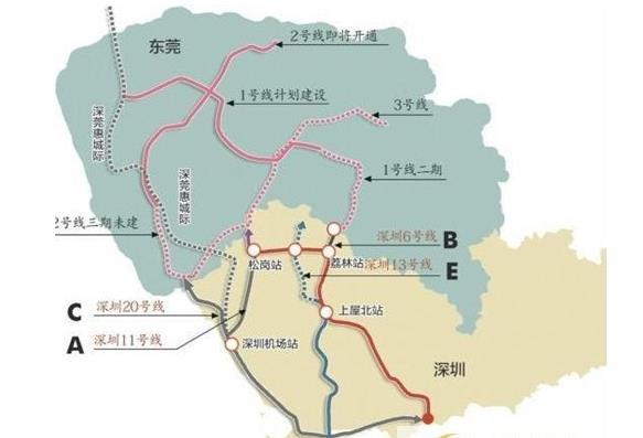 深圳地铁13号线有望今年开工 终点设在公明北