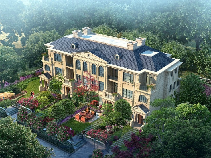 谷山下 法式联排 别墅梦想照入生活-长沙搜狐焦点