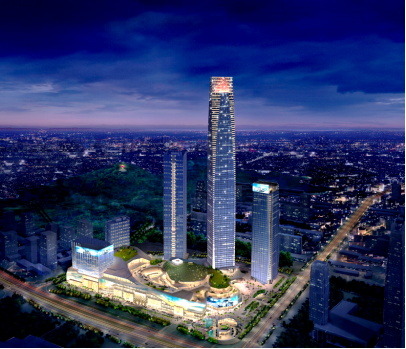 103万㎡,423米,东莞新高度