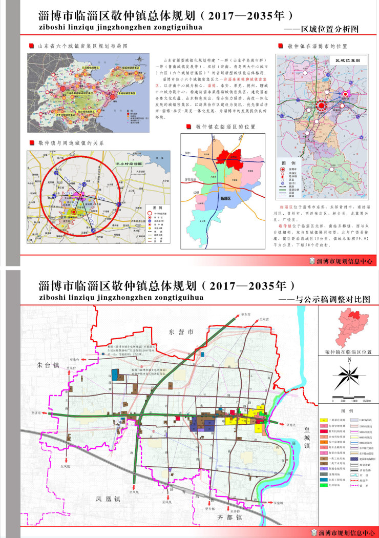 淄博市临淄区敬仲镇总体规划20172035年成果公