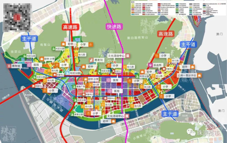 一图看完十字门,保税区,洪湾公共设施配套!-珠海手机搜狐焦点