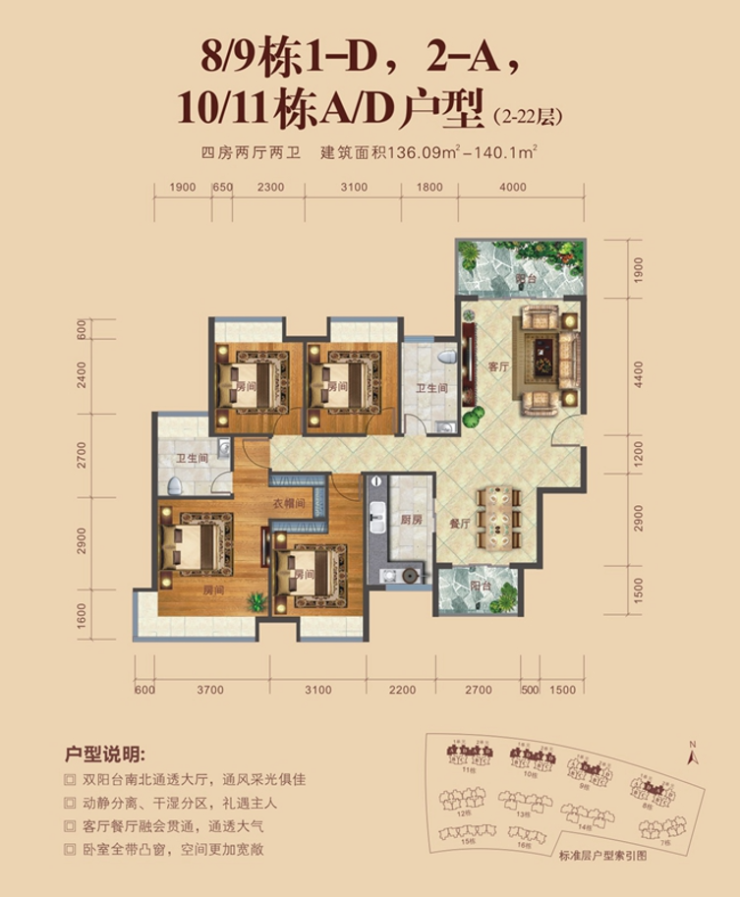 河源鸿大城二期户型图