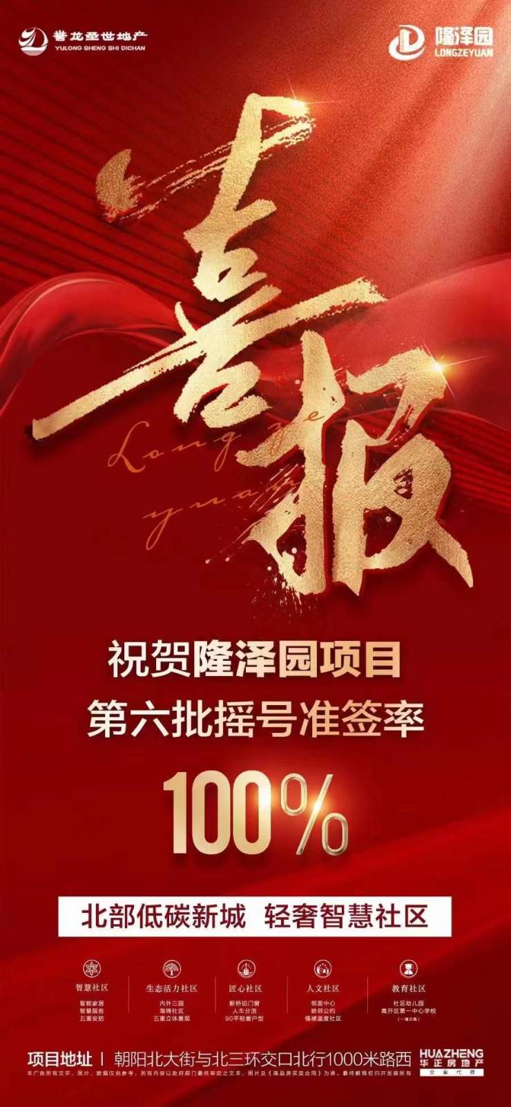 保定隆泽园项目限价房第六批公开摇号结果公示准签率100