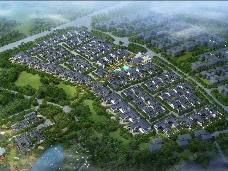 城桃李春风在售中式精装小别墅购房总价约293万套