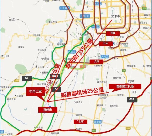 北京到涿州地铁规划图图片