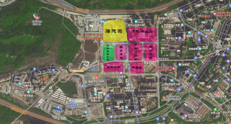 双名校地铁口期盼已久的安托山海德园首批仅推165套住宅