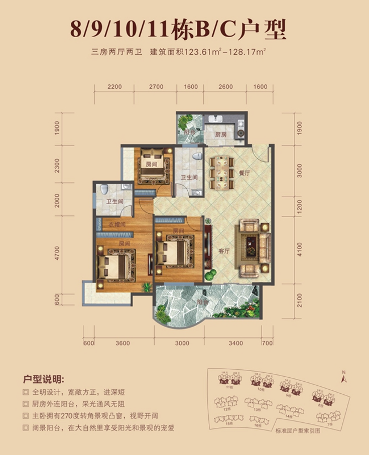 河源鸿大城二期户型图