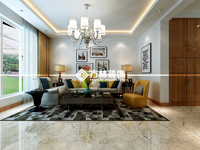 沈阳汇置尚都125平现代装修效果图