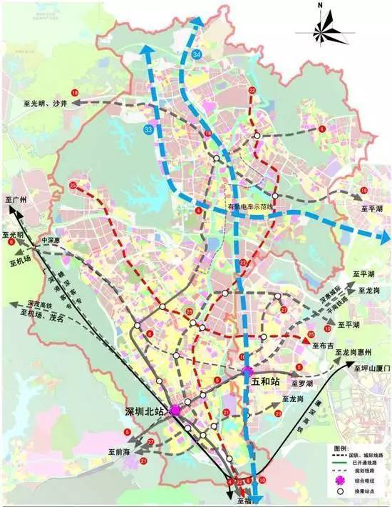 深圳地鐵33號線規劃設點惠陽這些高鐵盤或將漲一波