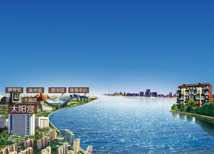 富力悦湖湾——一生一套湖景房