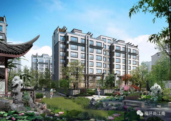 徽派洋房恢弘面世福环尚江南售楼处荣耀盛启