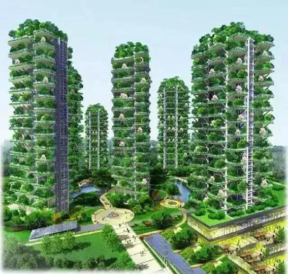 清华设计:第四代住房-空中城市森林花园一览