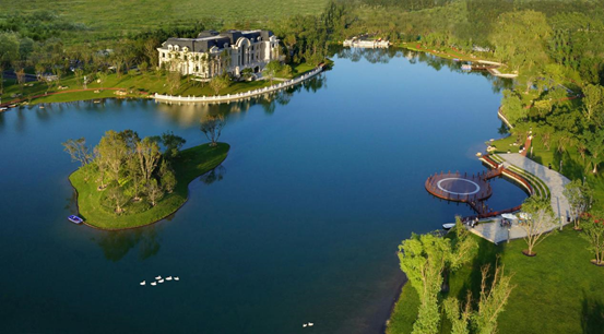 孔雀城大湖,回归自然的诗意生活