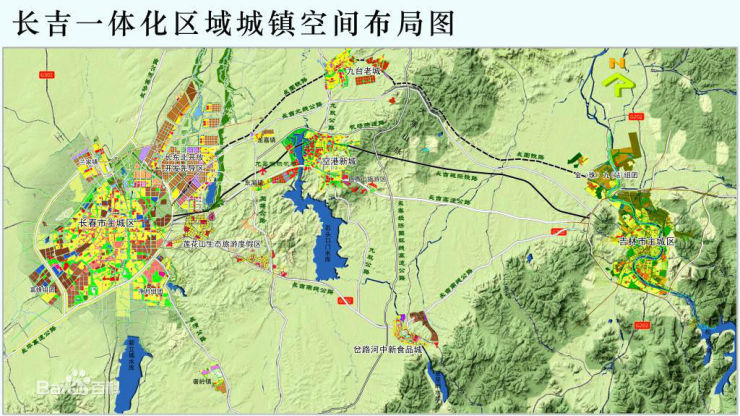 长春市空港新区规划图图片