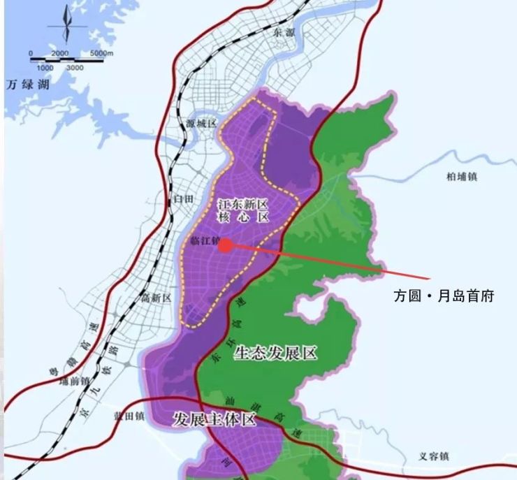方圆月岛首府智慧产业园高铁新城河源这个区域要爆发了