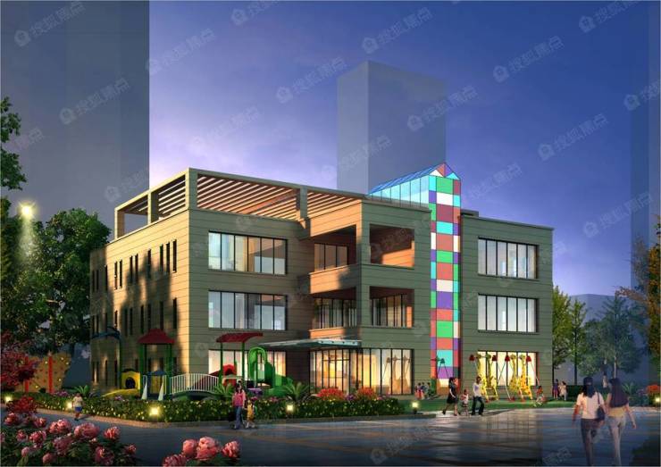 美悦公馆一共7栋楼住宅,1栋酒店,2栋公寓.