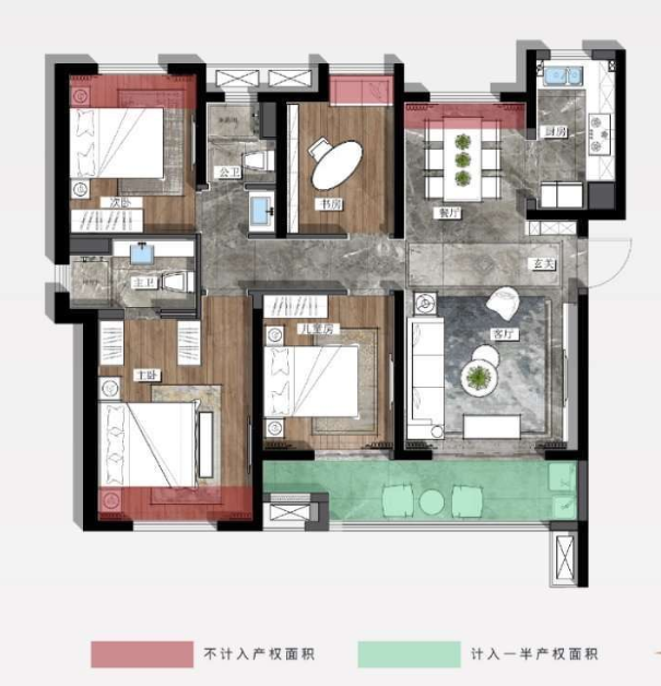 滨江正荣府丨高拓舒适四房,成就一生之宅