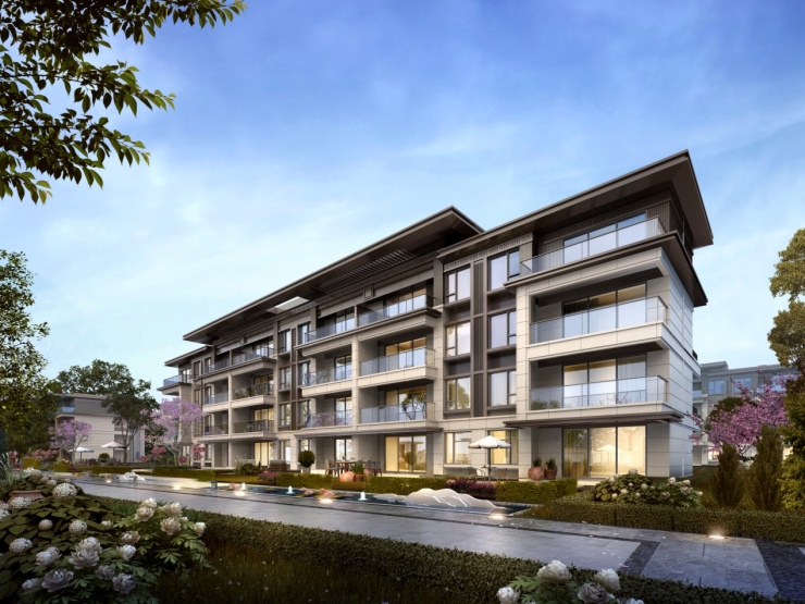 从字面上来看,叠墅就是"叠加式别墅",它由多层的复式住宅上下叠加在一